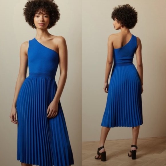 Ted Baker London Dresses & Skirts - NEW Ted Baker Mirion One Shoulder Dress Blue Sz 12